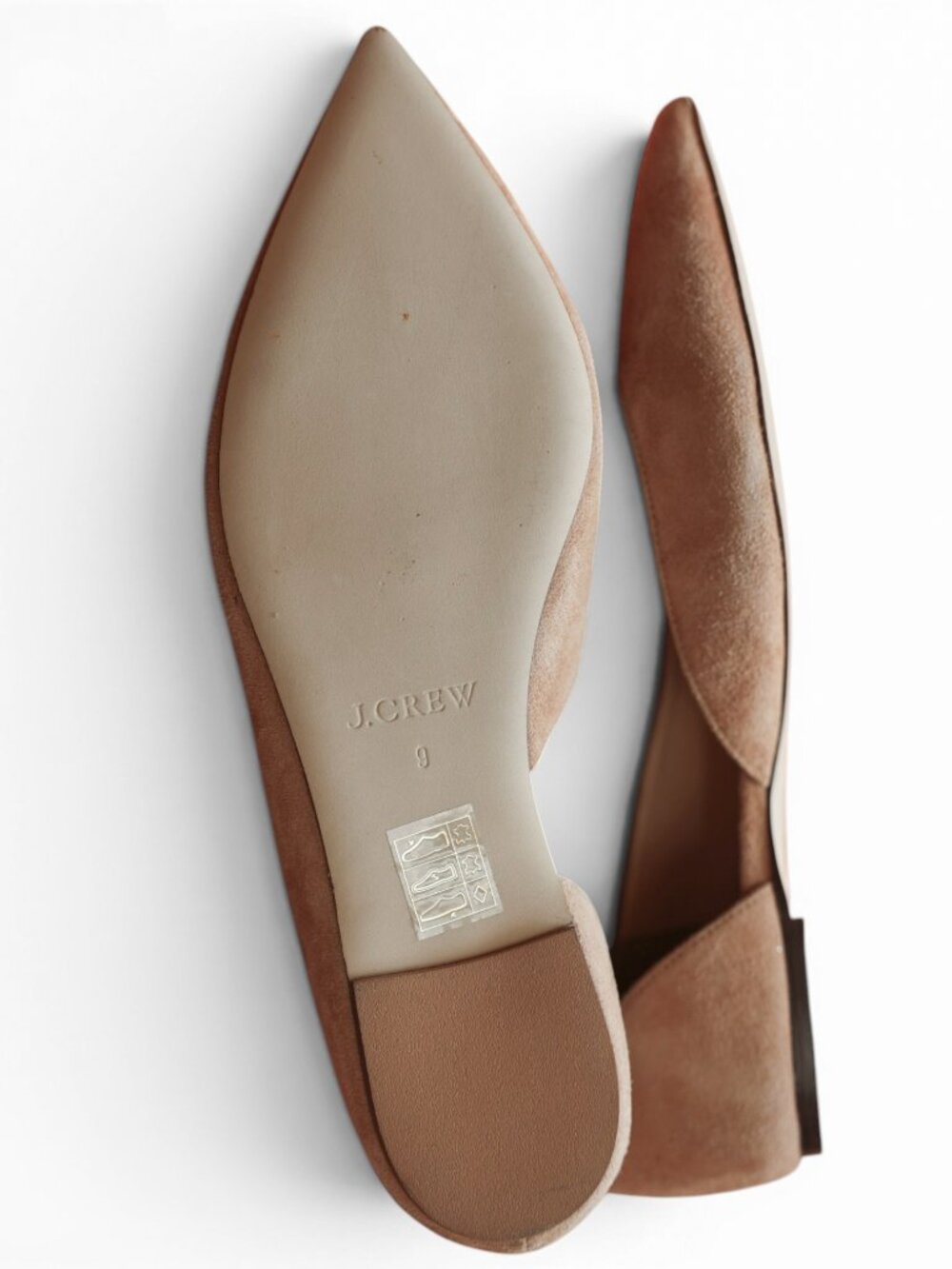J.Crew Audrey Flats in Suede * Style G0891 * Size 9 - Picture 5 of 6